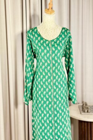 Royal Embellished Silk Kaftan