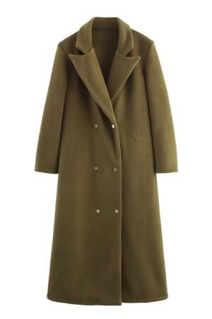 Classic Double-Breasted Suit Jacket